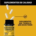 thumbnail image 4 of Mushroom Complex Premium Con Hongos Adaptógenos - Melena de Leon - Nootrópico Natural - Concentración - Vitaminas Mujer / Hombre - 60 Capsulas, 4 of 6
