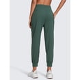 thumbnail image 2 of Pantalones Joggers CRZ YOGA Mujer Tiro Alto 66 cm con Bolsillos Verde, 2 of 4