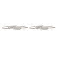 thumbnail image 1 of QualitChoice Ceinture de Mode Étroite Extensible Bretelles Réglables Style Simple Décorations Enveloppantes Ceintures de la Saint-Valentin pour Femmes Robes Argent 2Set, 1 of 6