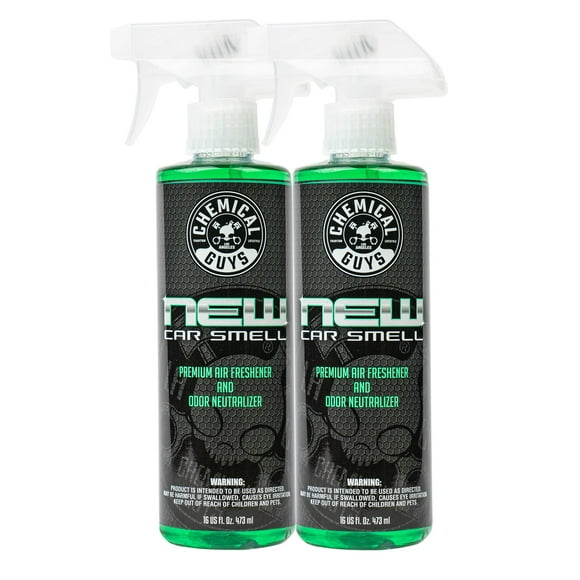 Ambientador Chemical Guys New Car Smell 473 ml, paquete de 2