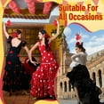 thumbnail image 5 of 1 Pair Spanish Castanets Flamenco Castanets with String Traditional Wood Hand Percussion Castanets, 5 of 5
