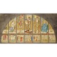 thumbnail image 2 of Burneâ€“Jones, Edward 14x9 Black Modern Framed Museum Art Print Titled - Wars of the Roses-Edward IV-Henry VI-St George with Allegor, 2 of 4