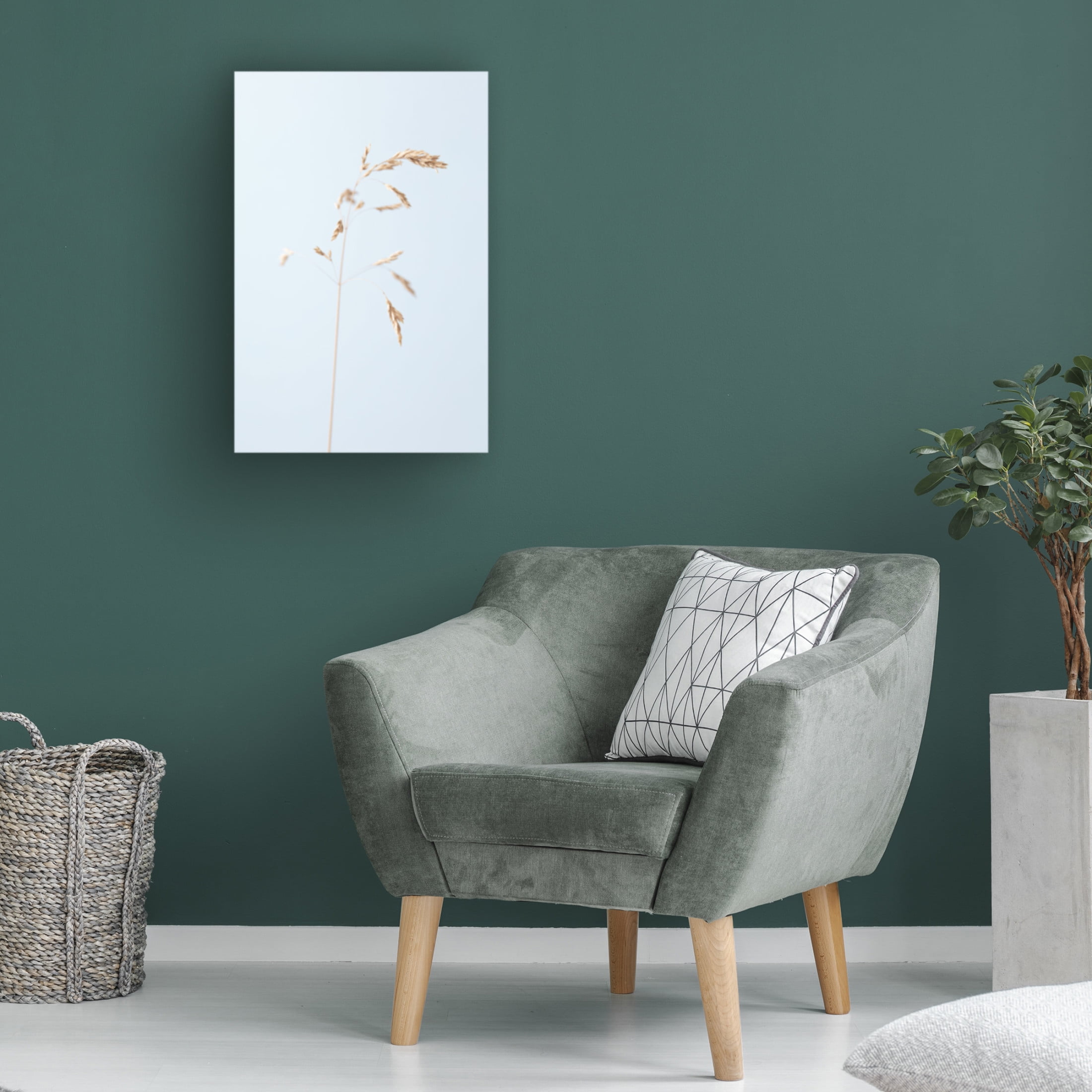 Trademark Fine Art Pictufy Studio Dried Single Grass Straw 2 Canvas Wall Art