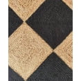 thumbnail image 4 of Indian Handmade Braided Natural Pure Jute with Black Design Area Rugs Size 5 x 5 Square Feet ( 150 cm x 150 cm ), 4 of 5