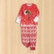 thumbnail image 1 of Disfraz Premium Conjunto de pijama de 2 piezas con estampado de monstruo de pelo verde (Niño 2-3 años) Kuymtek Rojo 2-3 años Única para Unisex, 1 of 9