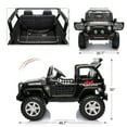 Lohoms 12V Kids Ride On Car, 2Seater Jeep with Remote Control, LED
