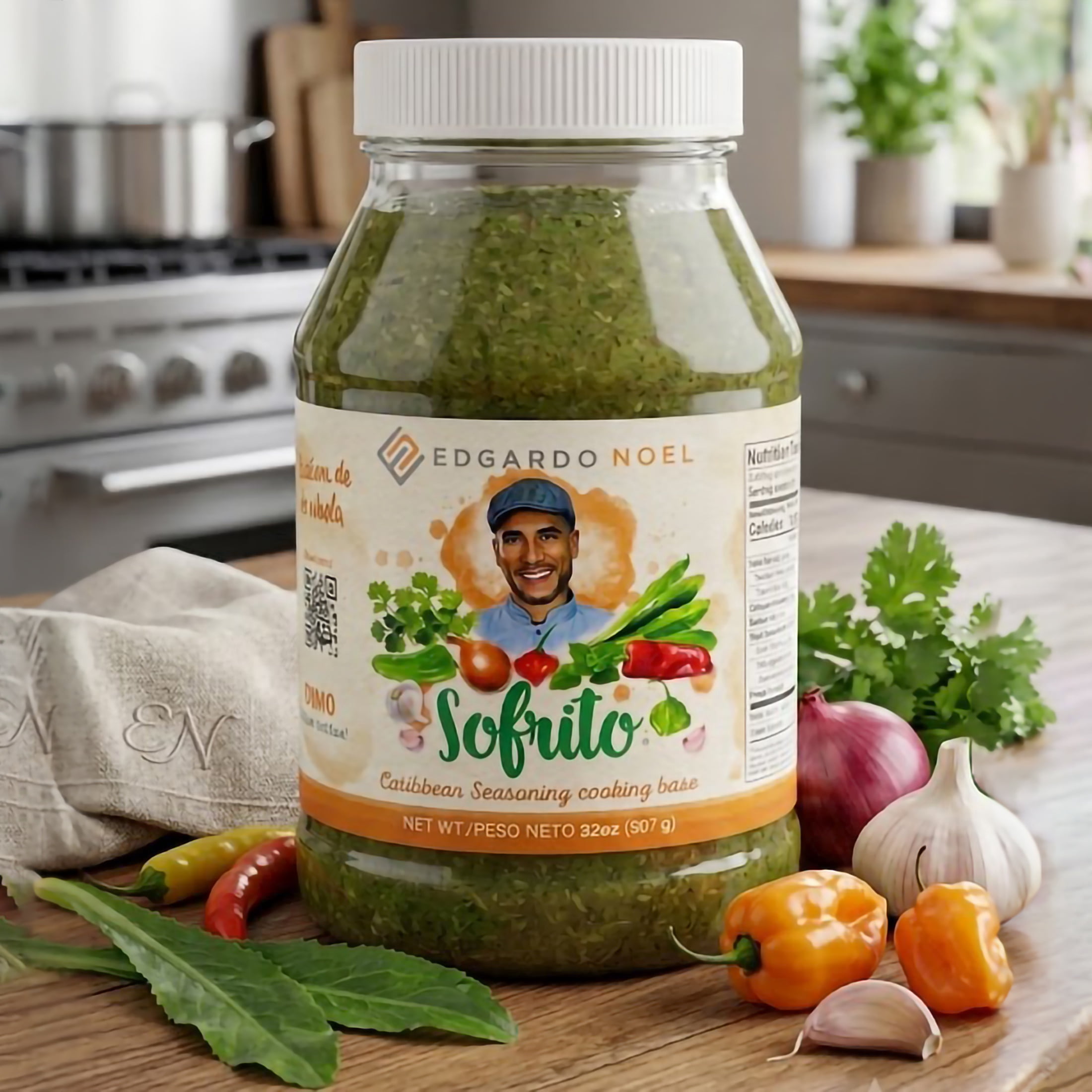 Cocina Criolla Sofrito Chef Edgardo Noel, 32 oz