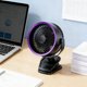 thumbnail image 4 of 3 In 1 Clip On Wall Mountables Desk Fan With Stand USB Rechargeable Portable 3 Speed Adjustable Personals Coolings Fan For Office Home RV, 4 of 7