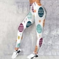 thumbnail image 2 of WEAIXIMIUNG Print Casual Leggings with Pockets for Women High Waist Leggings Lifting Pants with Pockets Yoga Leggings with Pockets 2X S Khaki, 2 of 4