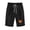 Black, variant on Guluxicc Cotton Linen Shorts for Women Casual Elastic Waist Drawstring Graphic Print Shorts with Pockets, XL