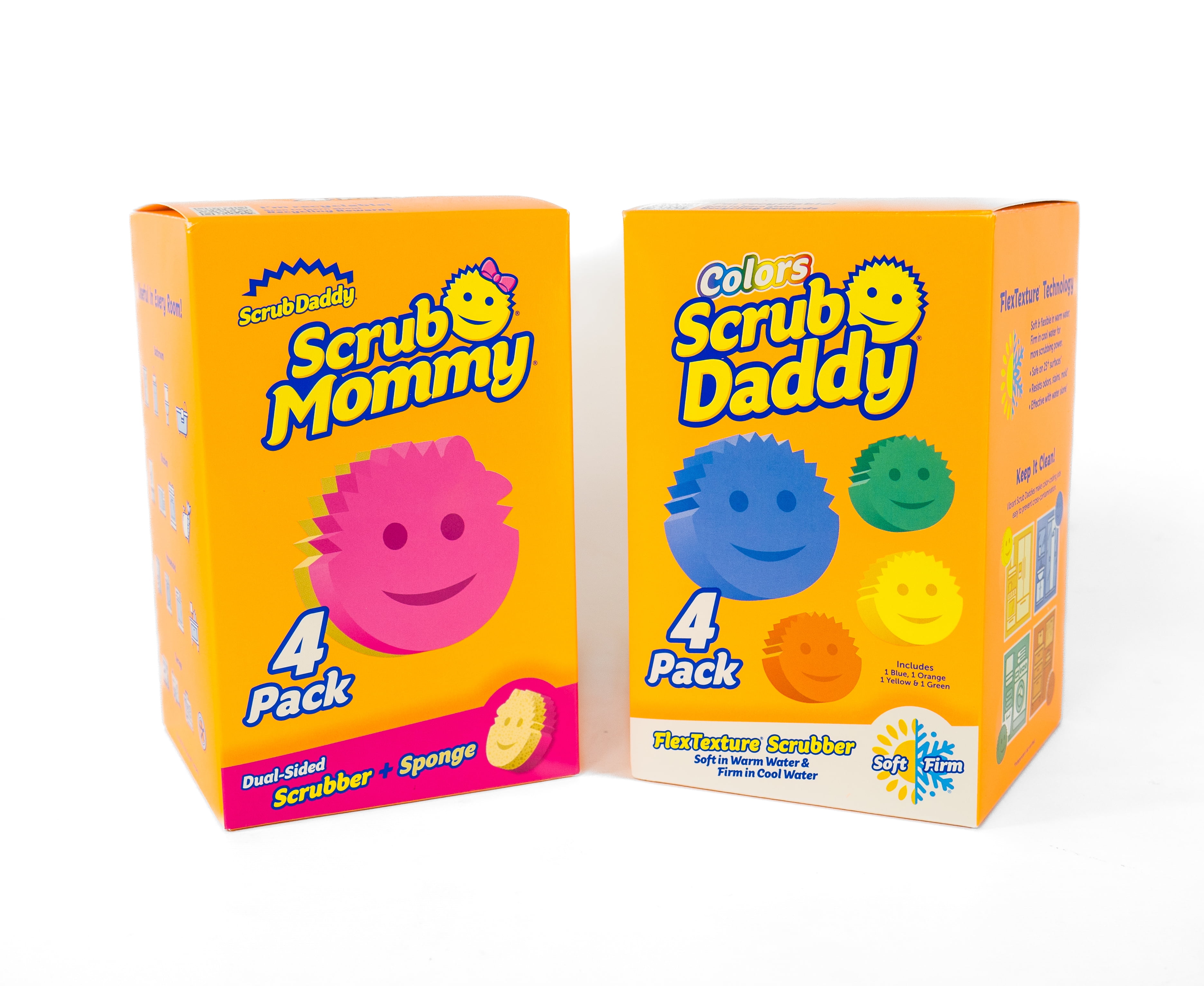 古典 Non-Scratch 8ct Mommy Scrub Daddy Scrub Kitchen for Sponges 財布・ケース・小物入れ