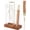 Round Brown, variant on 2 in 1 Incense Holder with 7.8" & 5.9" Glass Jars, Large Incense Holder for Sticks, Upside Down Incense Burner with Ash Catcher & Storage for Meditation Yoga Spa Home Decor - 20 Incense Sticks