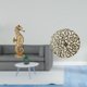 thumbnail image 2 of Estatua de resina,Estatua de resina para decoración del hogar,manualidades,oro,Escultura de oro,figura de resina,regalos decorativos,Escultura para colgar en la pared,Decoración de pared de, 2 of 8