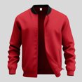 thumbnail image 5 of Men's Jacket Lightweight Casual Windbreaker Zip Up Coat With Pocket, 5 of 8