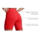 thumbnail image 4 of Shorts CRZ YOGA Butterbreeze tiro alto 15 cm rojo medio, 4 of 5