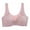 Light Purple, variant on Women's Front Closure Bra Lace Push Up Non Padded Wirefree Bralette Bra