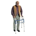 thumbnail image 4 of CAREX CLASSICS DUAL BUTTON WALKER WITH WHEELS, 4 of 6