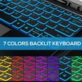thumbnail image 5 of XZAMB Touchpad Keyboard Case Compatible with Lenovo Tab P11 Plus 2021(TB-J607) & P11 2020 (TB-J606F/ TB-J606X) 11" with Pencil Holder, 7 Colors Backlight Magnetic Detachable Keyboard Auto Sleep, 5 of 8