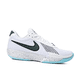 thumbnail image 4 of Zapatillas de baloncesto Nike Air Zoom GT Cut Academy de caña baja para hombre y mujer, antideslizantes y con absorción de impactos, en color blanco y azul, 4 of 5