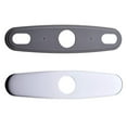thumbnail image 2 of Fixdono 10-Inch Faucet Hole Cover Plate, Stainless Steel Escutcheon for Kitchen Sink, Covers Unused 1–3 Hole Sinks, Easy No-Tool Installation, Silver, 2 of 8