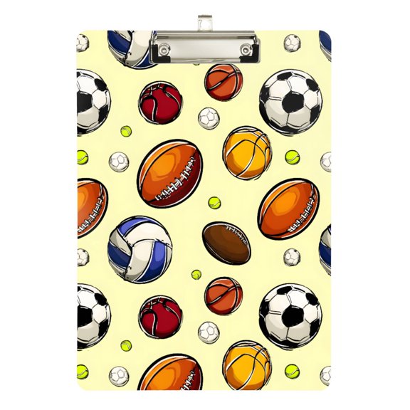 ALAZA Plastic Clipboard A4 Letter Size Decorative Clipboards for ...