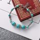 thumbnail image 4 of Retro pulsera de las mujeres hechas a mano de cuentas de moda regalos de joyería pulseras de turquesa, 4 of 7