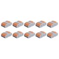 thumbnail image 1 of Conector Rápido Spl 10 Uds. Conectores De Cable Compactos Bloque De Terminales De Tuerca De Palanca SPL-4 Tipo De Empalme De Conexión Rápida ANGGREK Eléctricas, 1 of 8