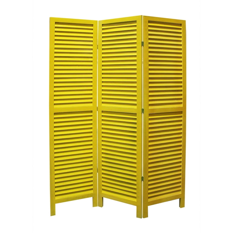White Finish Wood Shutter 3 Panel Room Divider Screen White Finish Wood Shutter 3 Panel Room Divider Screen