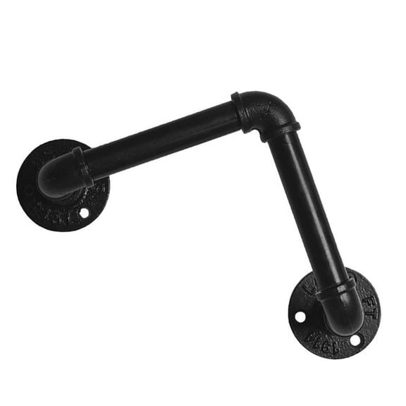 HONMEET 1Pc Sturdy Black Wine Rack with Plumbing Construction for Wine Bottle Holder