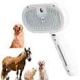 thumbnail image 3 of Pet Steam Brush for Dog Pet Steam Brush 4-in-1 Self-Cleaning Steam Pet Brush Steam Cleaner for Pets, 3 of 5