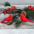 thumbnail image 5 of XEAZON Christmas Ornaments Cardinal, 12PCS Cardinal Clip on Christmas Tree Ornament, Red Cardinals Birds Ornament for Christmas Tree Wreaths Garland DIY Crafts Branches Decorations, 2.4inch, 5 of 9