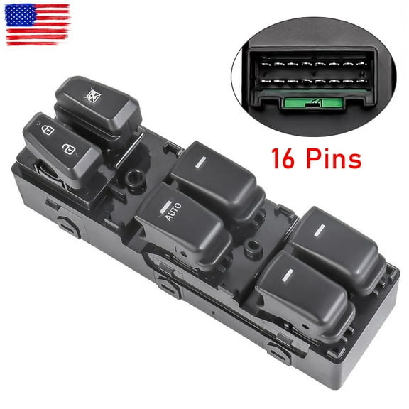 Fits 2011-2015 Hyundai Sonata Front Left Driver Side Master Power Window Switch