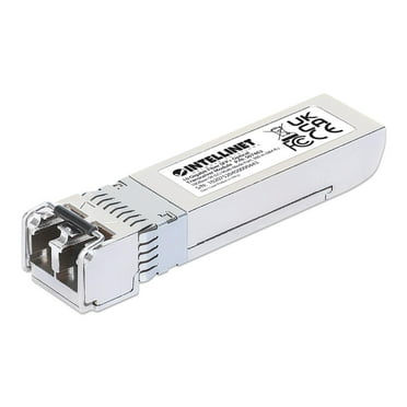Intellinet Gigabit Fiber SFP  Optical Transceiver Module | 10GBase-SR (LC) Multi-Mode Port, 300 m (984 ft.) | Cisco Compatible | NDAA-compliant