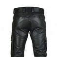 thumbnail image 6 of Black Leather Motorbike Pants for Men’s Motorcycle Bikers Cow Skin Full Grain Heavy Duty Leather Pant, 6 of 6