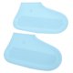 thumbnail image 4 of 1 par de protectores de zapatos impermeables de silicona, fundas duraderas para exteriores, talla S, azul, 4 of 8