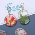 thumbnail image 1 of DIY Keychain Pendant Silicone Mold Set Crystal Epoxy Mold Round Rectangle Pendant Jewelry Making Mold, 1 of 5