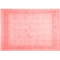 thumbnail image 1 of Ahgly Company Machine Washable Indoor Rectangle Abstract Red Contemporary Area Rugs, 5' x 7', 1 of 4