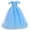 Style1-Light Blue girls dresses, variant on Girls Dresses Size 14-16 Wedding Casual Flowy Dress Contrast Mesh Ruffle Crew Neck Dresses Tween Girls Dresses Black Casual A-Line Flared Dress Vestidos De Ninas Para Fiestas 11 Years