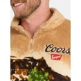 thumbnail image 4 of Coors Men's and Big Men's Scenic Print Fleece Quarter Zip Jacket, Sizes XS-3XL, 4 of 5