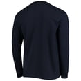 thumbnail image 3 of Men's Dunbrooke Navy Seattle Seahawks Logo Maverick Thermal Henley Long Sleeve T-Shirt, 3 of 4