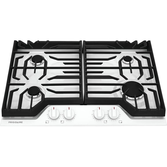 Frigidaire FCCG3027AW Gas Cooktop, 30", 4 Burners. White.