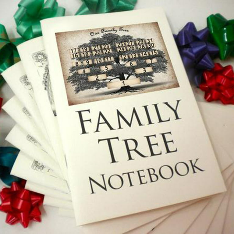 Family Tree Notebook-Handwritten Ancestors' Memories To Write Into Personal