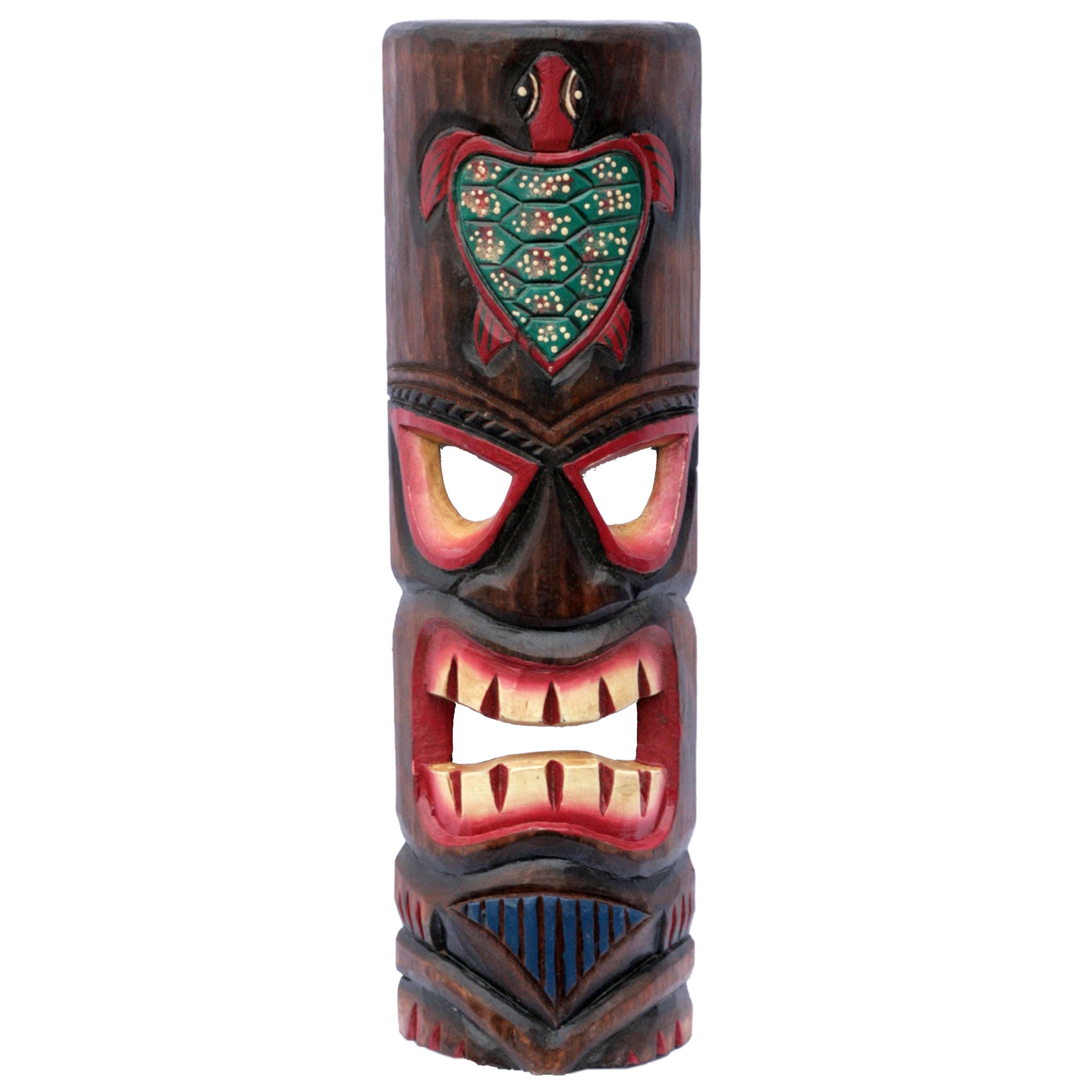 Backyard XScapes 20" Tiki Mask Classic Tahitian with Turtle Outdoor