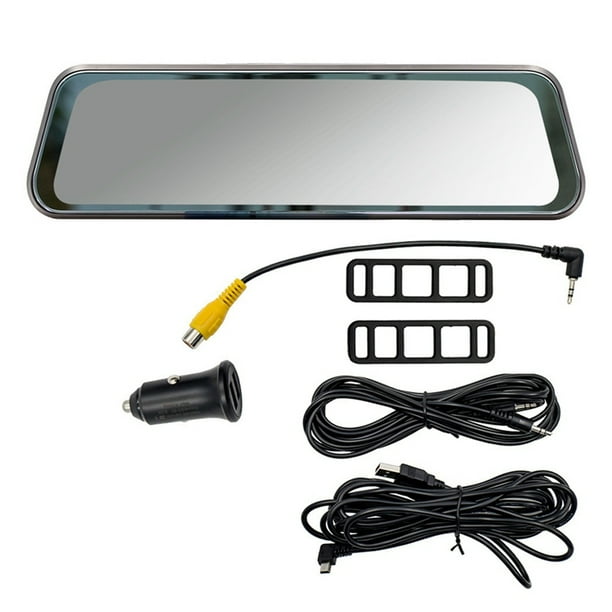 Espejo Retrovisor Grabador de 9,36 Pulgadas Carplay Grabador de ConduccióN TransmisióN Multimedia HD Pantalla Grande Bluetooth