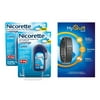 Nicorette Coated Nicotine Lozenge, 4 Mg, Ice Mint, 40 Ct + MyQuit Wellness Band