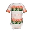 thumbnail image 2 of Balery Hello Spring Pattern Baby Climbing Clothes Infant Bodysuit Cute Infant Bodysuit Baby Romper-2 Years, 2 of 7