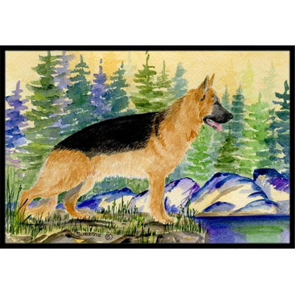 Carolines Treasures 18 x 27 in. German Shepherd Indoor Outdoor Doormat