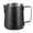 Black, variant on Qiangzon Frothing Pitcher Jug for Coffee Machine, Stainless Steel Milk Frother with Measurement Mark and Decorating Pen for Making Cappuccino and Latte Art, Barista Tool for Home Use