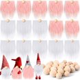 thumbnail image 1 of 15 Piezas de Barbas de Gnomo para Manualidades Día de Pascua Tela de Piel Sintética Barbas de Gnomos Precortadas Hechas a Mano 30 Piezas Bolas de Madera para Halloween Navidad Día de San Valentín Día, 1 of 4