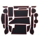 thumbnail image 1 of Riwesomey Alfombrilla para ranura de puerta de reposabrazos Interior de coche, 19 piezas, almohadilla antideslizante para ranura de puerta de Automoción decorativa y accesorios Rojo, 1 of 6